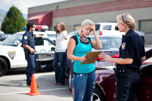 Collisions in Parking Lots and Parking Garages